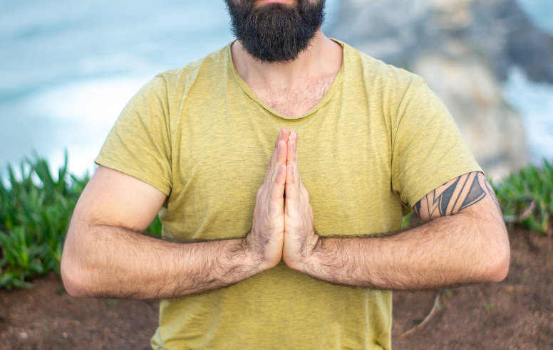 man-meditating